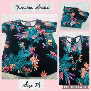 Xersion Tropical Graphic Tank Top